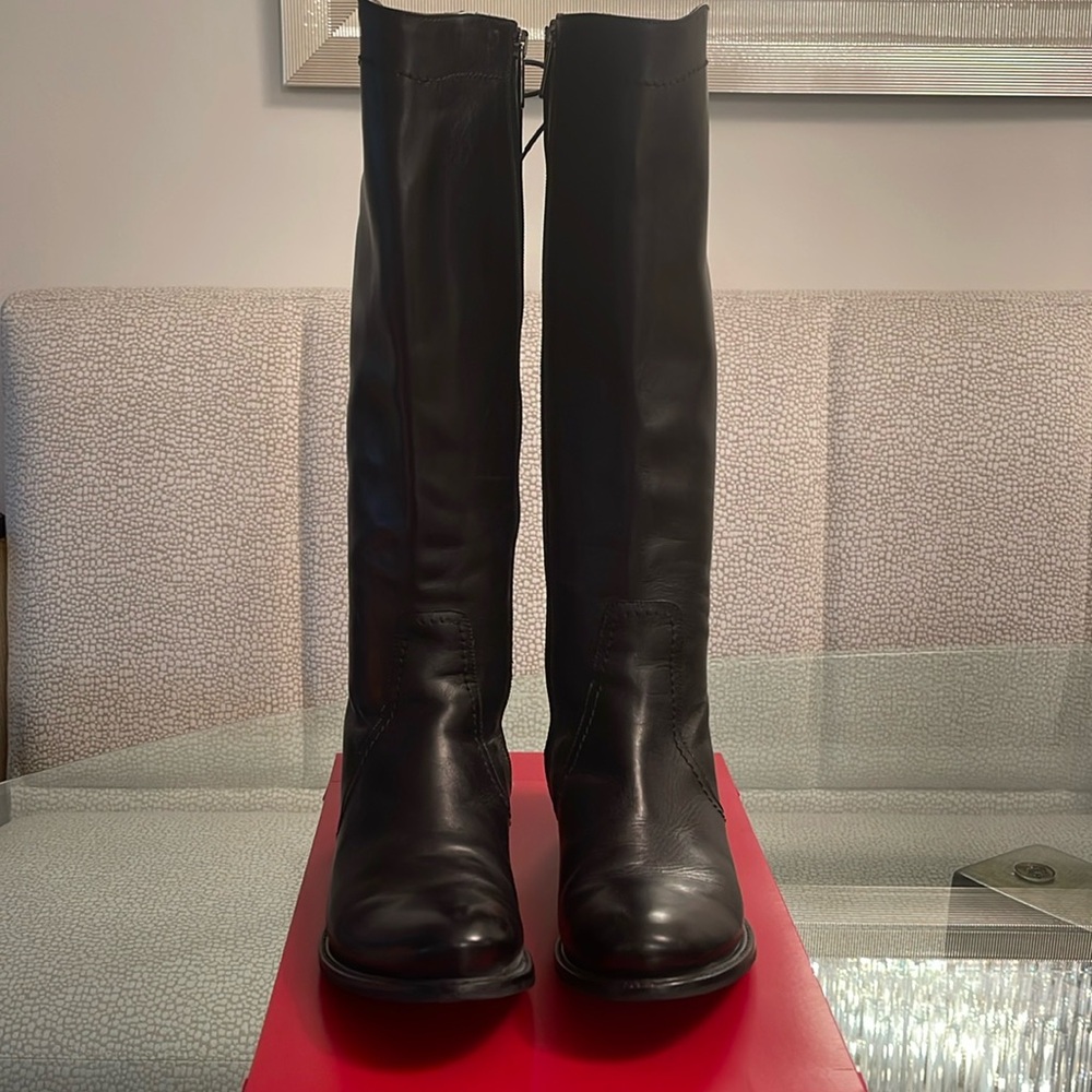 Stuart Weitzman Leather Boots - Black - 37.5